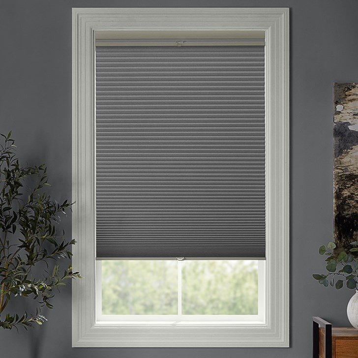 Color: Dove Grey; Lift: Cordless; Light Control: Day/Night