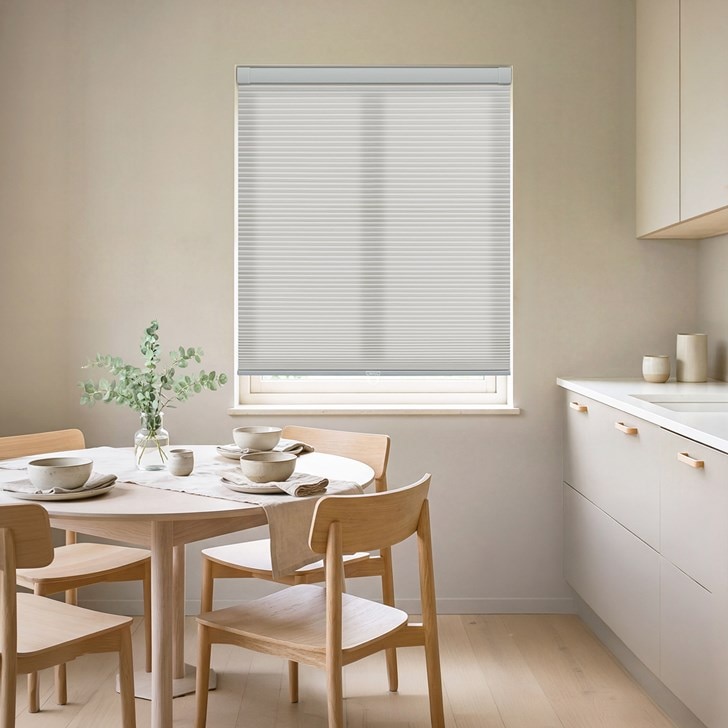 Color: Gray; Lift: Cordless