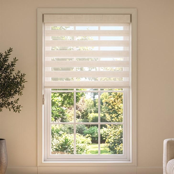 Color: Cottonwood; Opacity: Light Filtering; Lift: Continuous Corded Loop