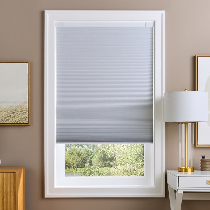 Color: White H25100D; Opacity: Room Darkening; Installation: No Drill; Lift: Cordless