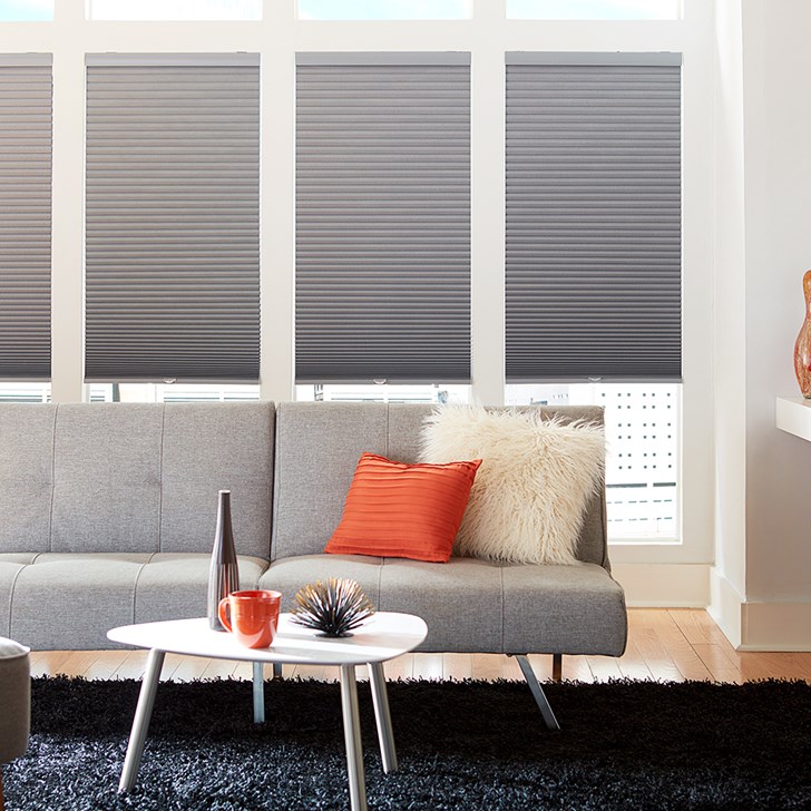 blinds.live Budget Cordless Blackout Cellular Shade in Storm
