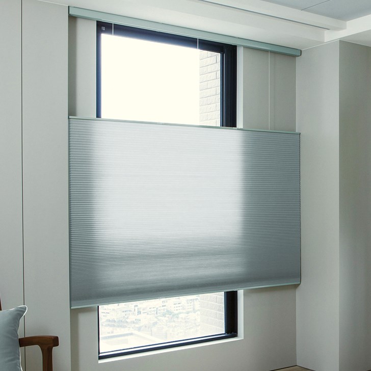 Color: Pastel Blue SCC2706; Lift: Cordless; Light Control: Top Down Bottom Up